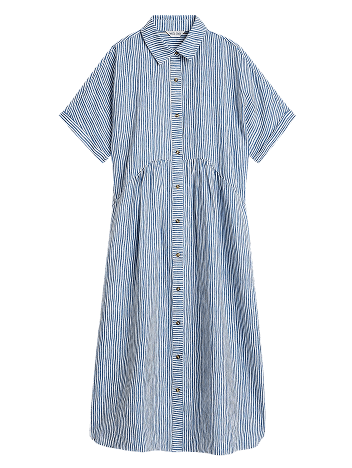 Shop Annabelle Stripe Linen Dress
