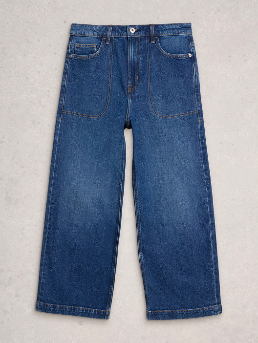 Shop Tia Cropped Wide Leg Jean
