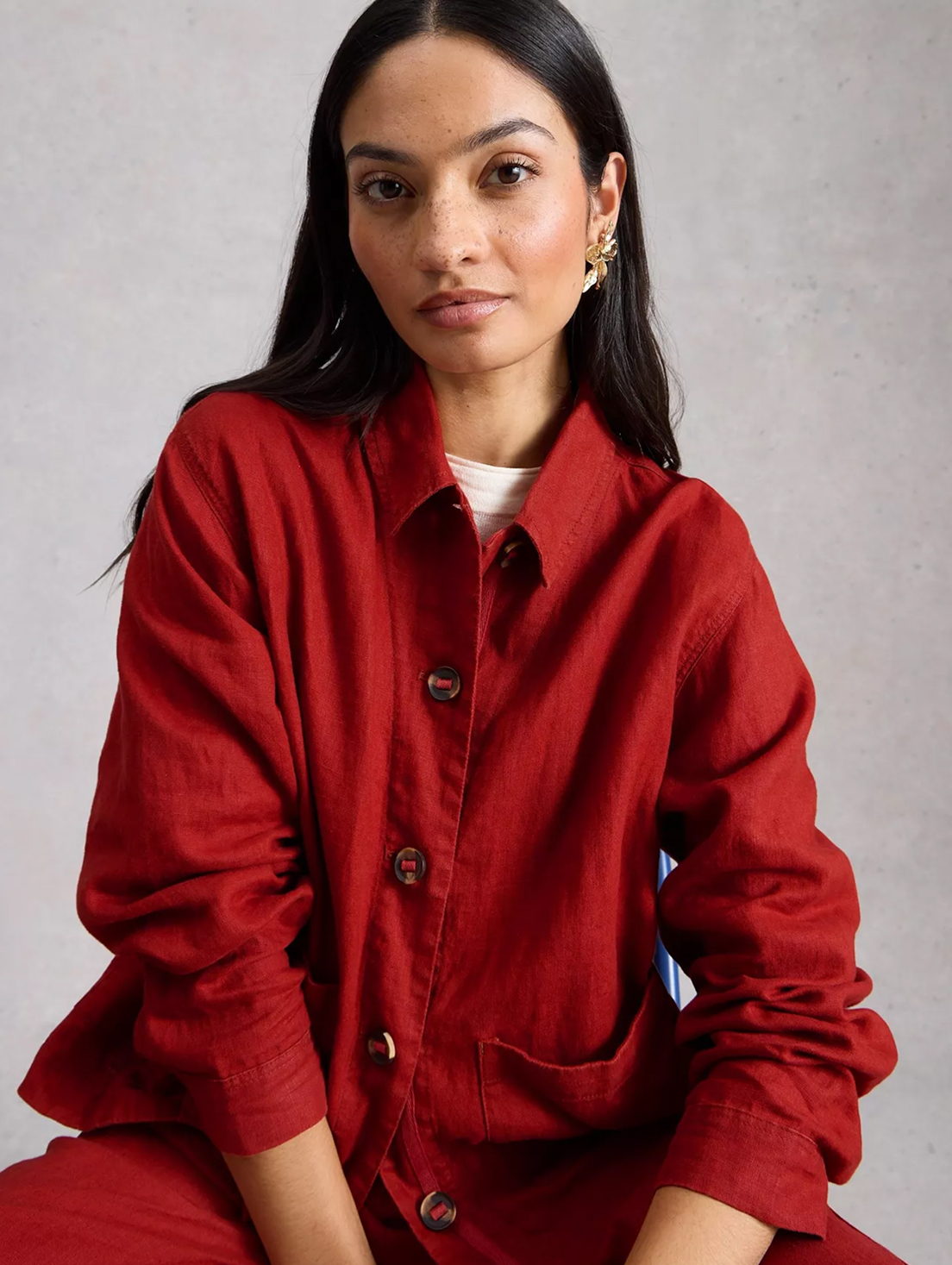 Shop Isabel Linen Jacket