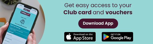 Get easy access to your Club card and vouchers. 