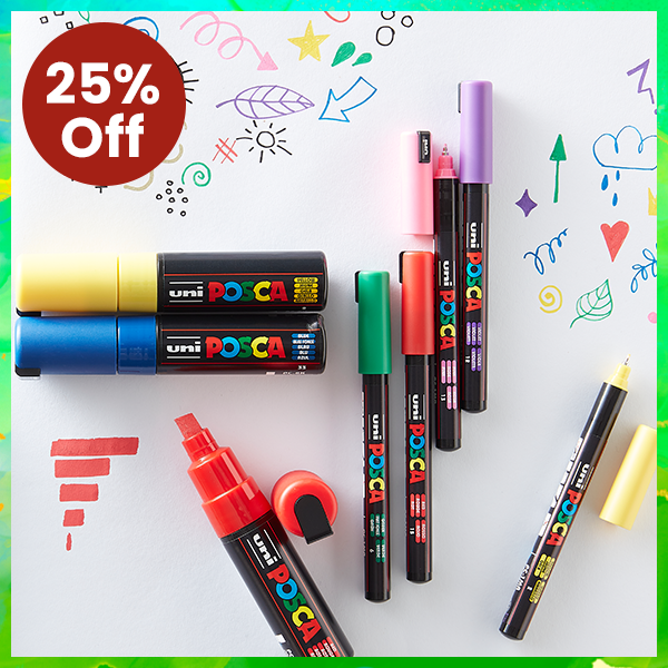 25% off posca