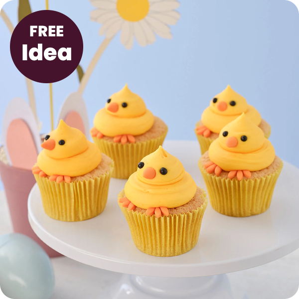 How to Make Chick Cupcakes Free Idea Image