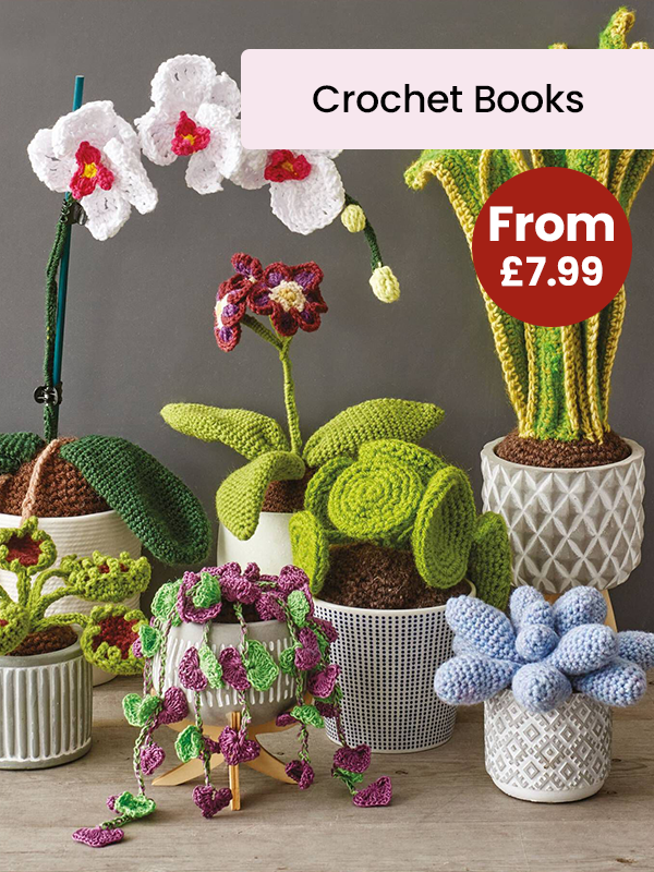 Crochet books from £7.99