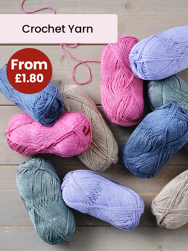 Crochet yarn from £1.80