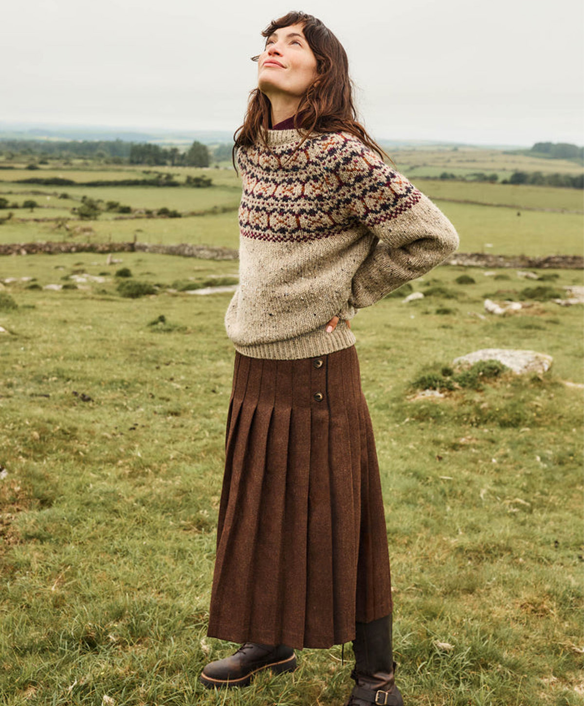Kilcarra Fair Isle Yoke Jumper 