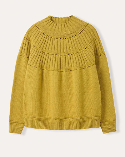 Textured Yoke Jumper