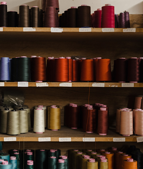 Image of spools of thread