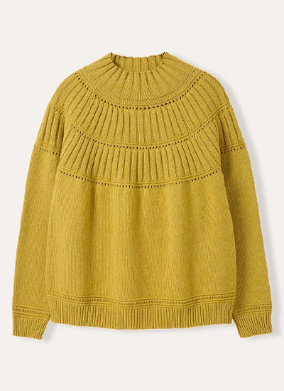 Textured Yoke Jumper