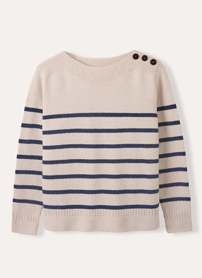 Button Detail Gansey Jumper
