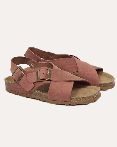 Crossover Buckle Sandals