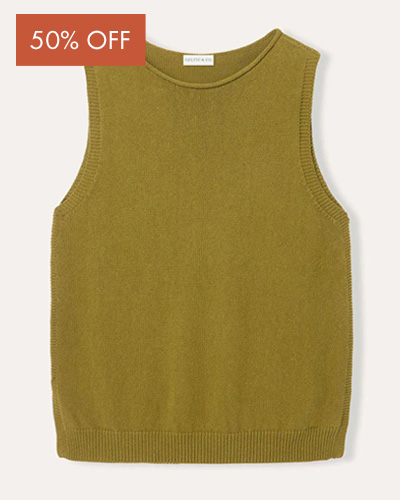 Organic Hemp Supima Cotton Blend Vest Top