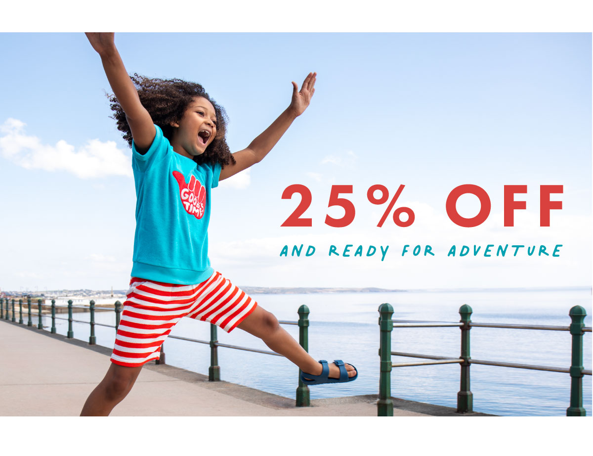 25% off and ready for adventure