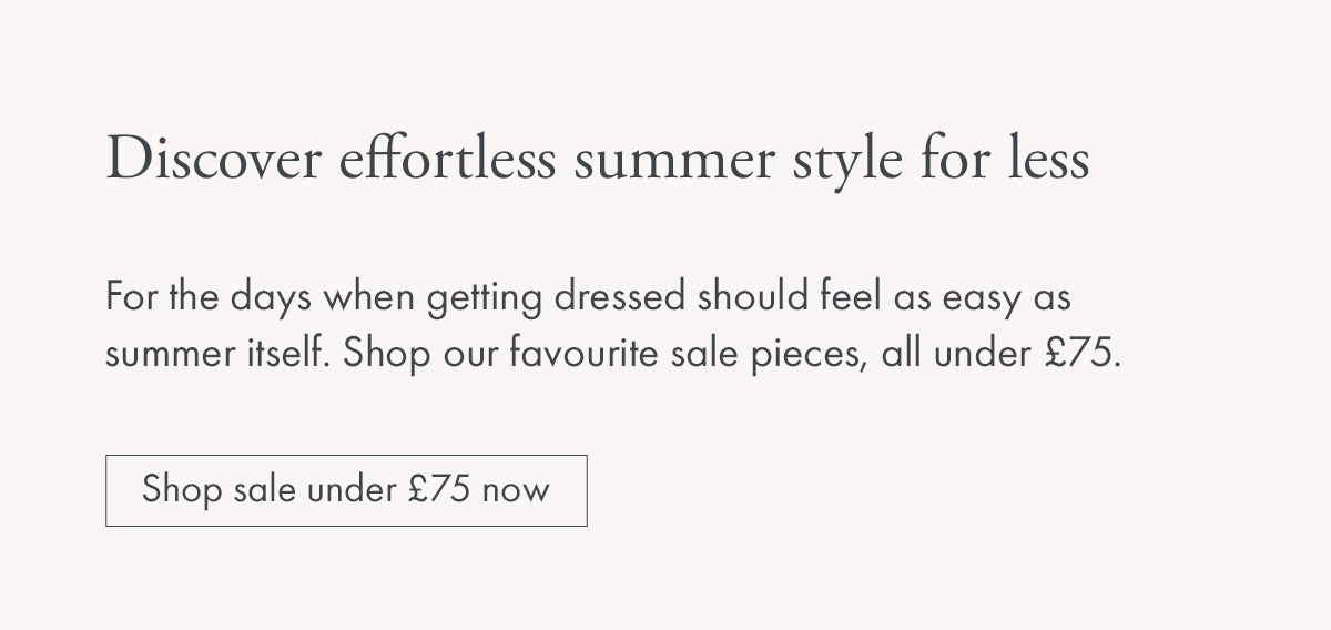 Shop sale under £75