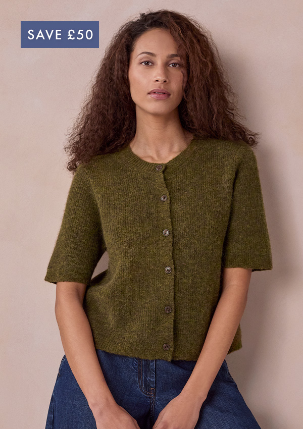 Alpaca Blend Short Sleeve Top