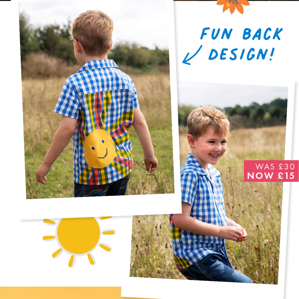 fun back design | was £30 now £15
