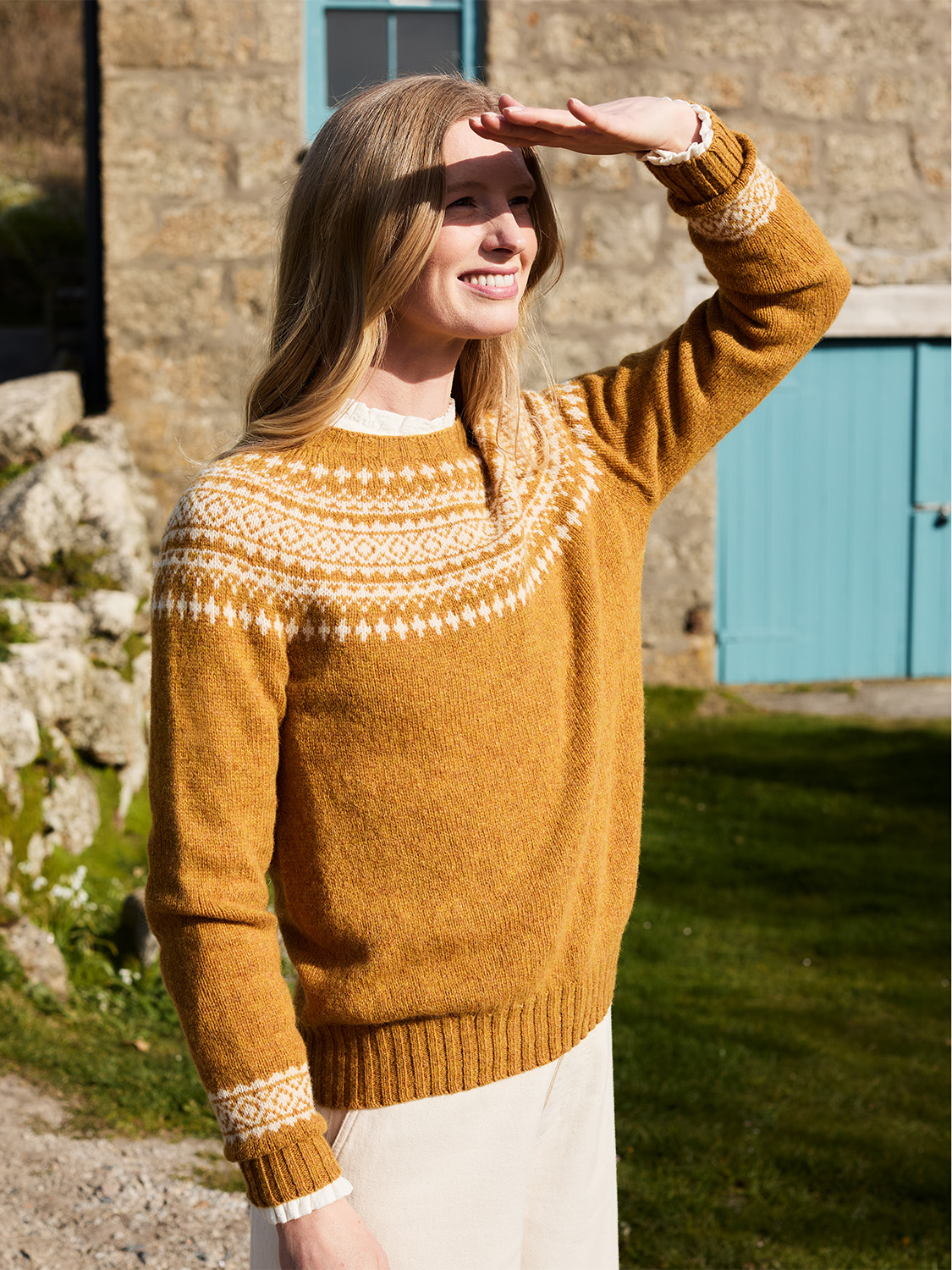 Highlands Two-Toned Crew Neck Jumper