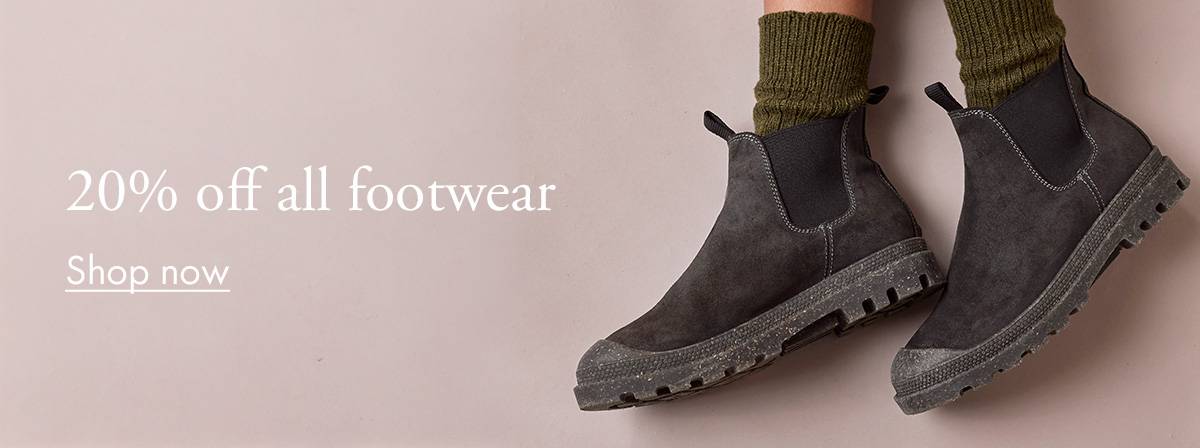 20% OFF FOOTWEAR