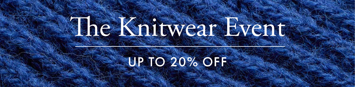 Up to 20% off knitwear