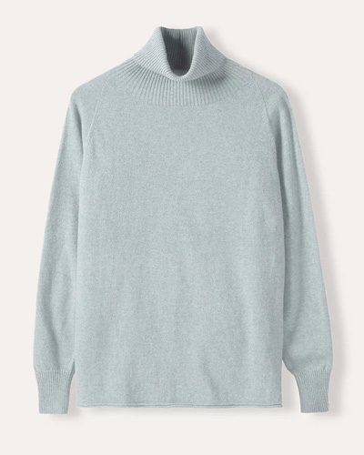 Supersoft Slouch Roll Neck Jumper (skylight)
