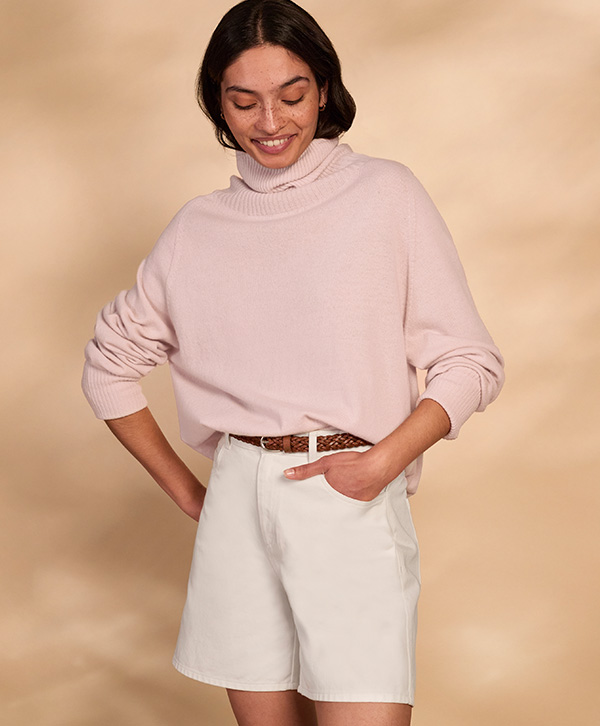 Supersoft Slouch Roll Neck Jumper