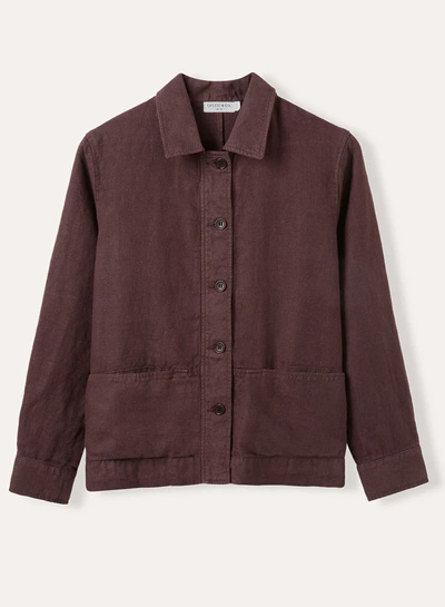 Pure Linen Boxy Jacket