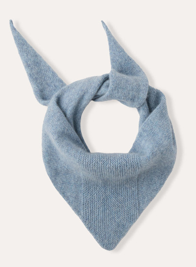 Supersoft Triangle Scarf (vintage blue)