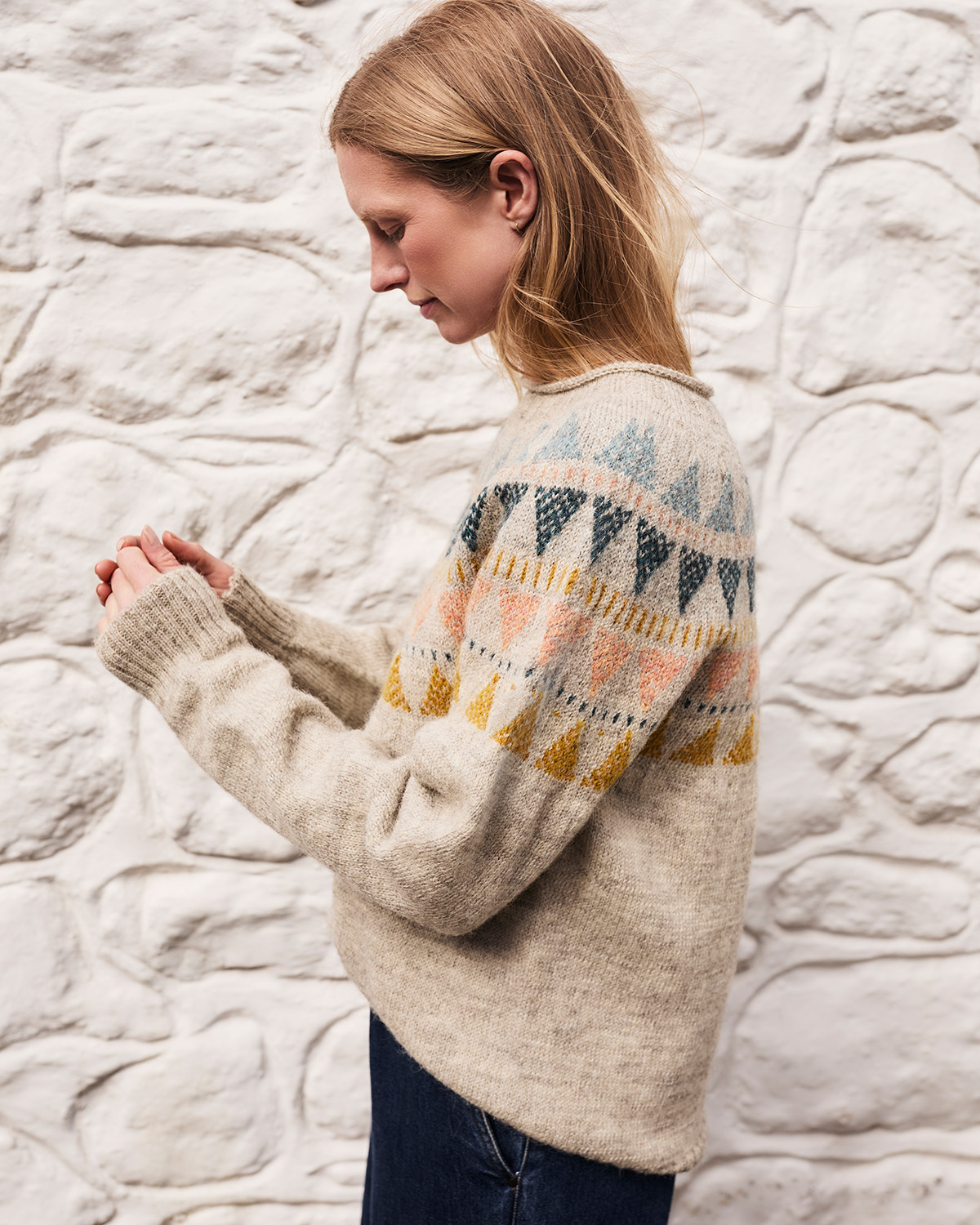 British Geo Fair Isle Yoke Jumper