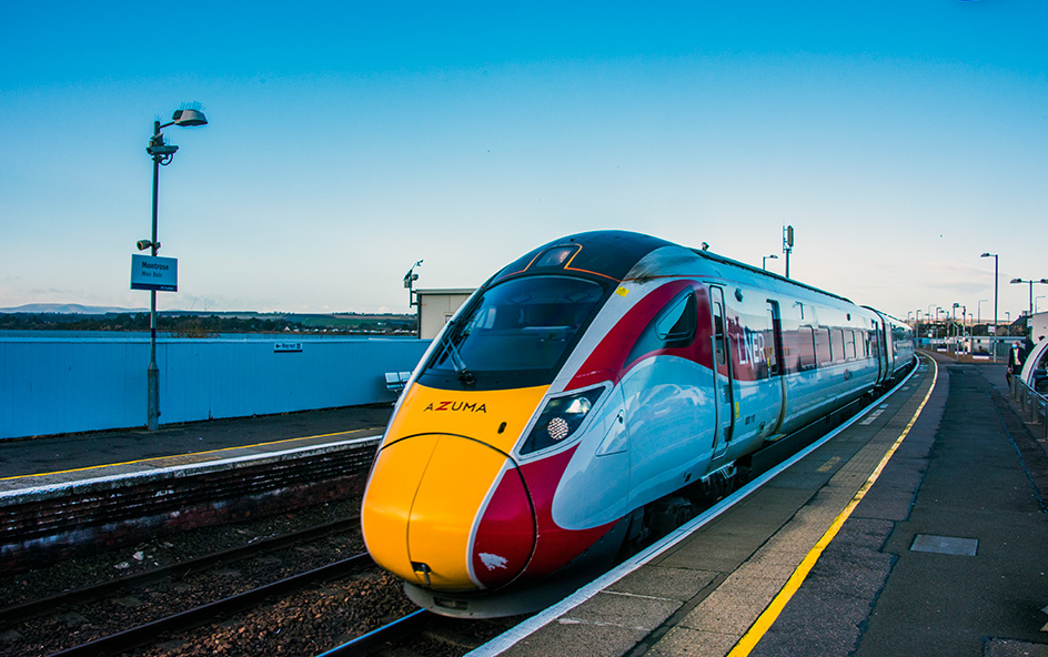 LNER Azuma train at the platform