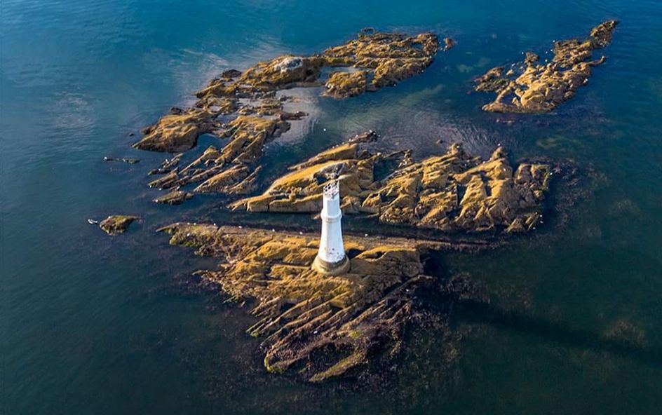 Lighthouse on island