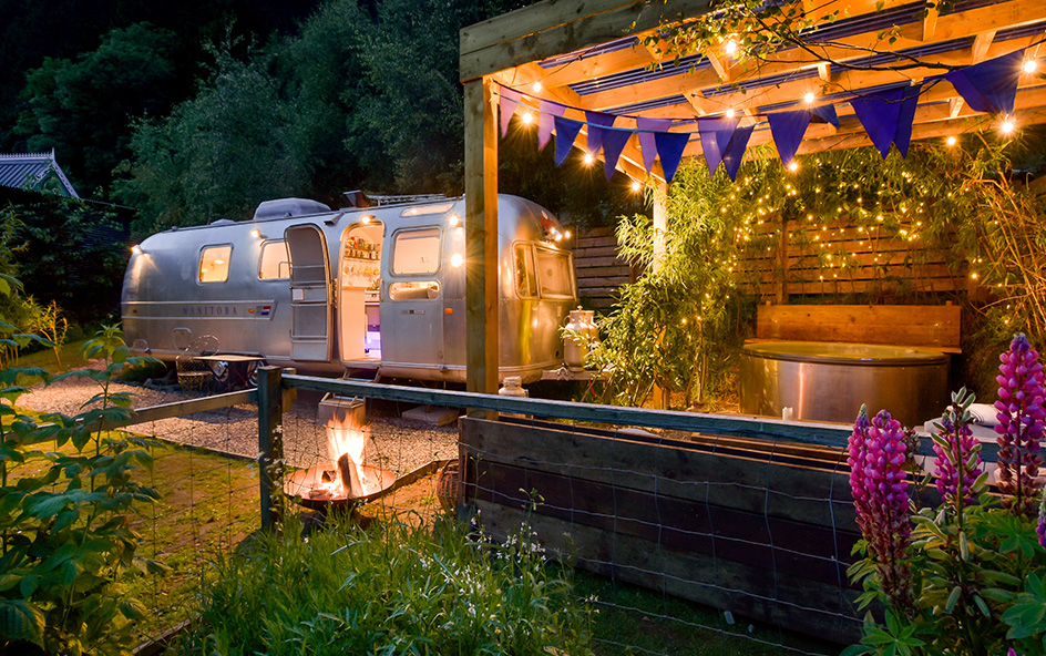 Luxury accommodation with hot tub