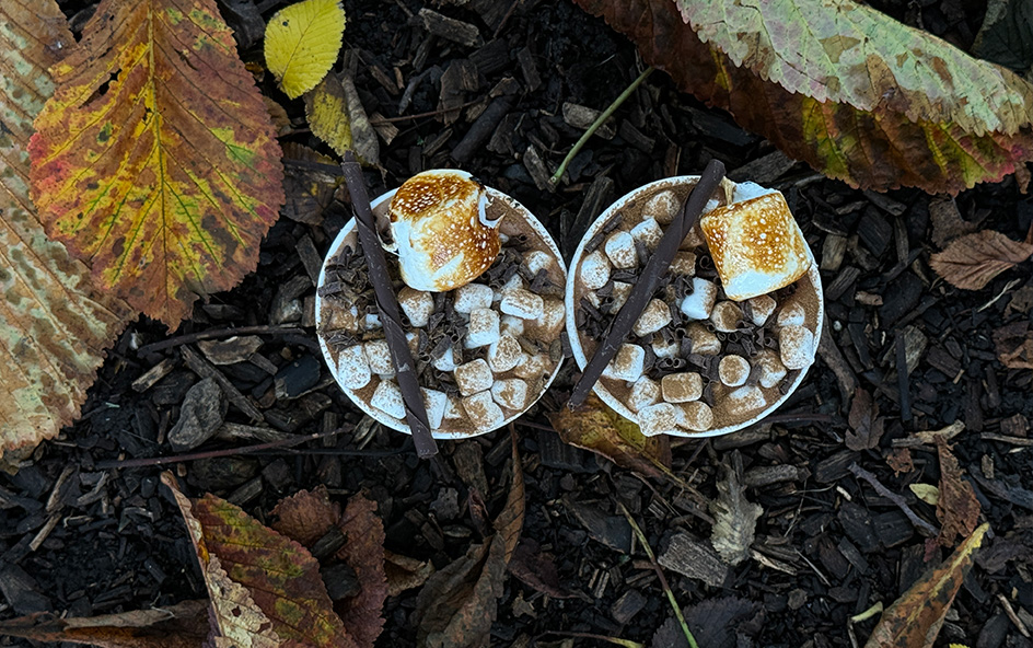 Mugs of hot chocolate