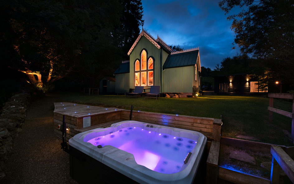 A couple of people in Viking boat