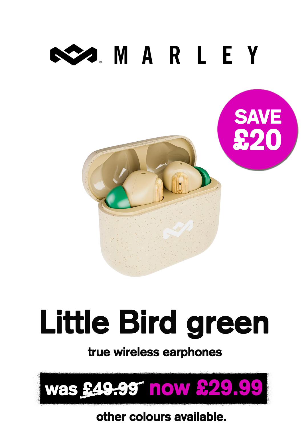 House of Marley wireless earphones