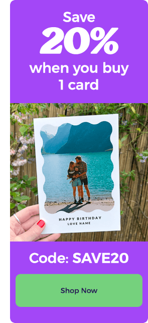 20% Off Cards - use code: SAVE20