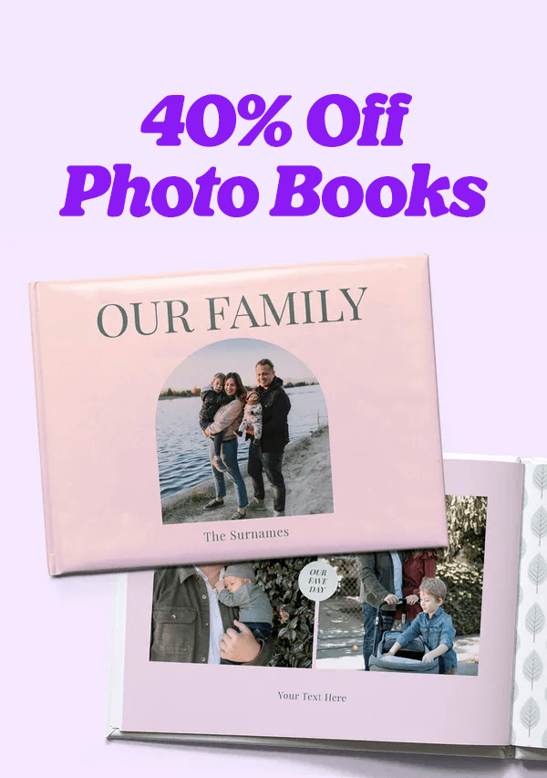 40% off photo books