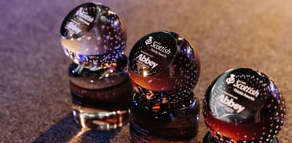 Scottish Thistle Award regional trophy 2025. © Connor Mollison / VisitScotland