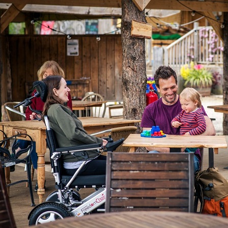 Family at Comrie Croft, Crief. © VisitScotland / SLG Photography