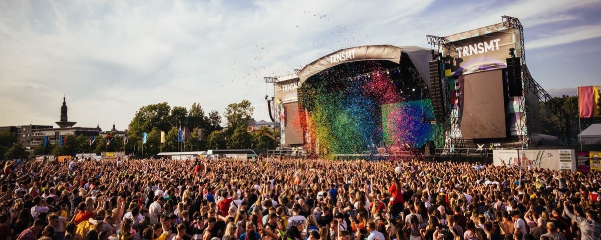 Stage and crowds at TRNSMT Festival, Glasgow