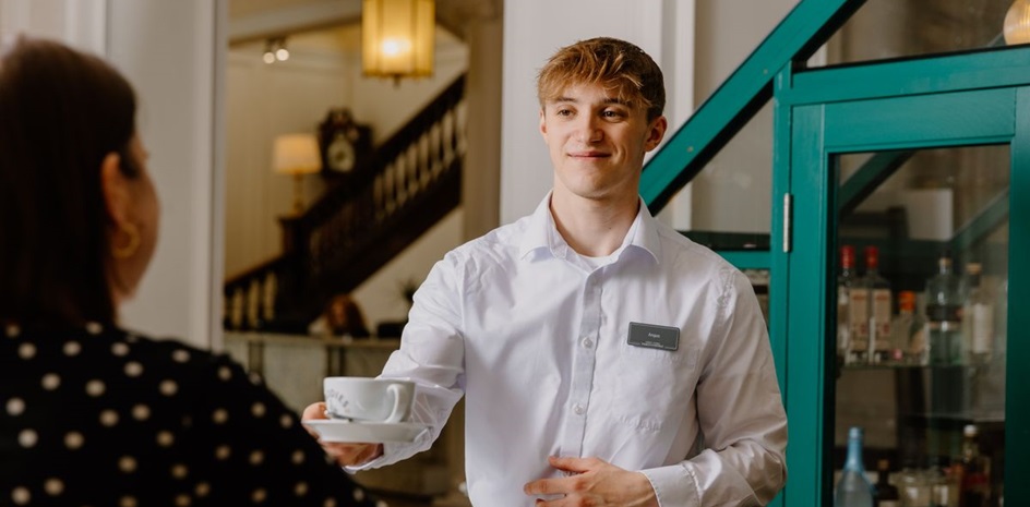 A customer being served. © VisitScotland / Connor Mollison