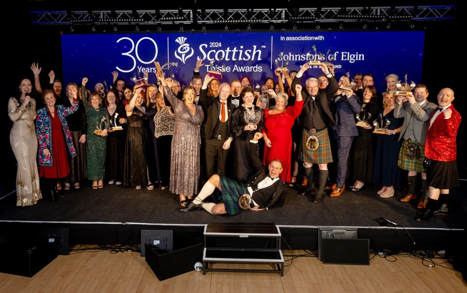 Scottish Thistle Award national winners, 2024. © VisitScotland / Carlos Paloni