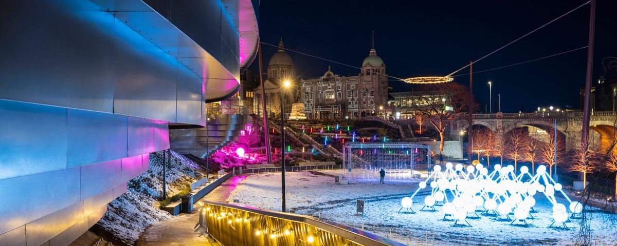 SPECTRA Scotland’s Festival of Light 2024, Aberdeen. © VisitScotland / Kenny Lam