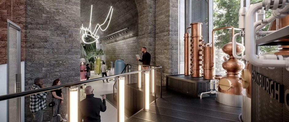 The still room at Edinburgh Gin Distillery at The Arches. © Edinburgh Gin Distillery 