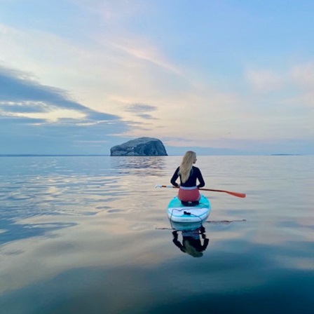 Paddleboarding at Bass Rock, East Lothian. © East Lothian Council