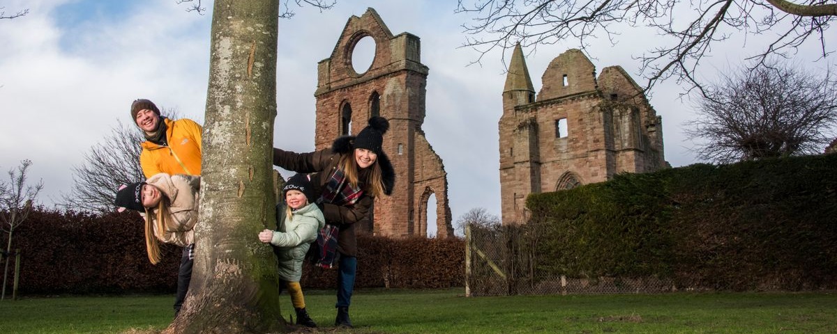Arbroath Abbey, Angus. © Visit Angus / Alan Richardson
