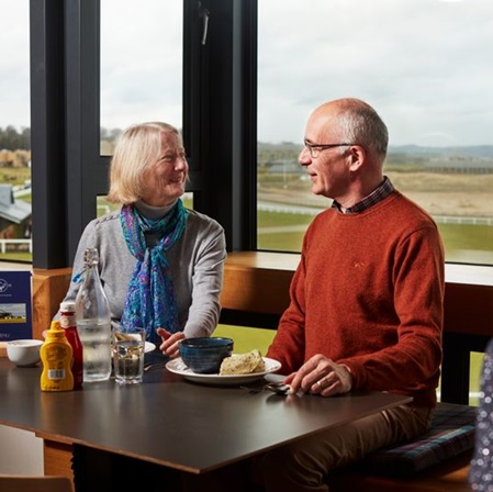 People at the British Golf Museum, St Andrews. © VisitScotland / Peter Dibdin