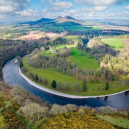 The River Tweed from Scott's View, Scottish Borders. © VisitScotland / Kenny Lam