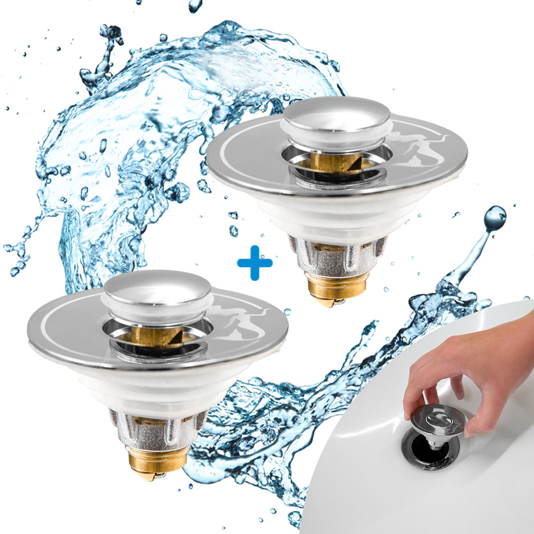 Drain Magic 2in1 Universal Waschbeckenstöpsel