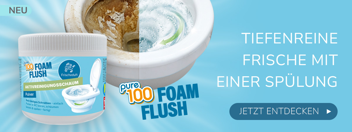 Pure 100 Foam Flush