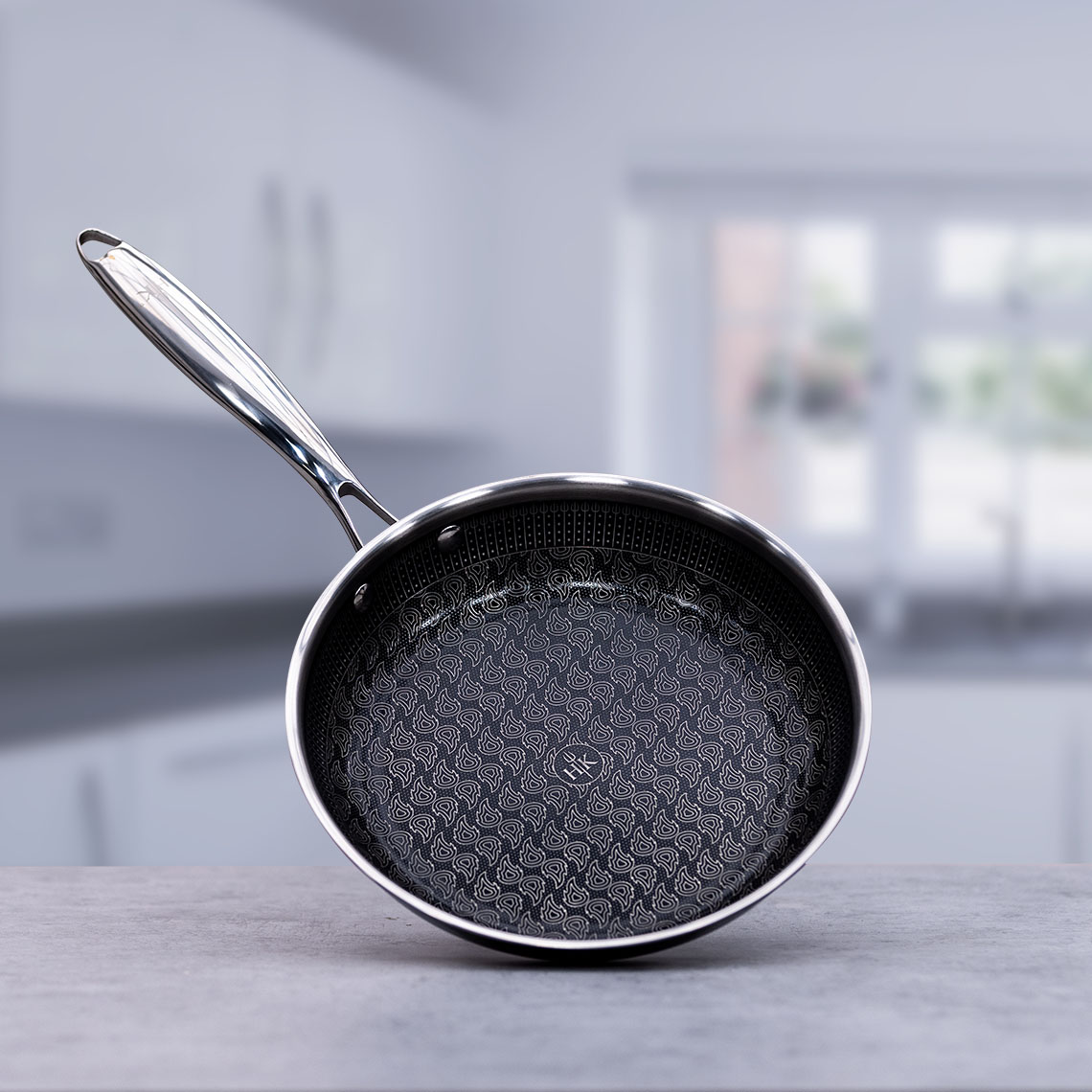 Hell's Kitchen Edelstahl-Aluminium-Pfanne / 28 cm