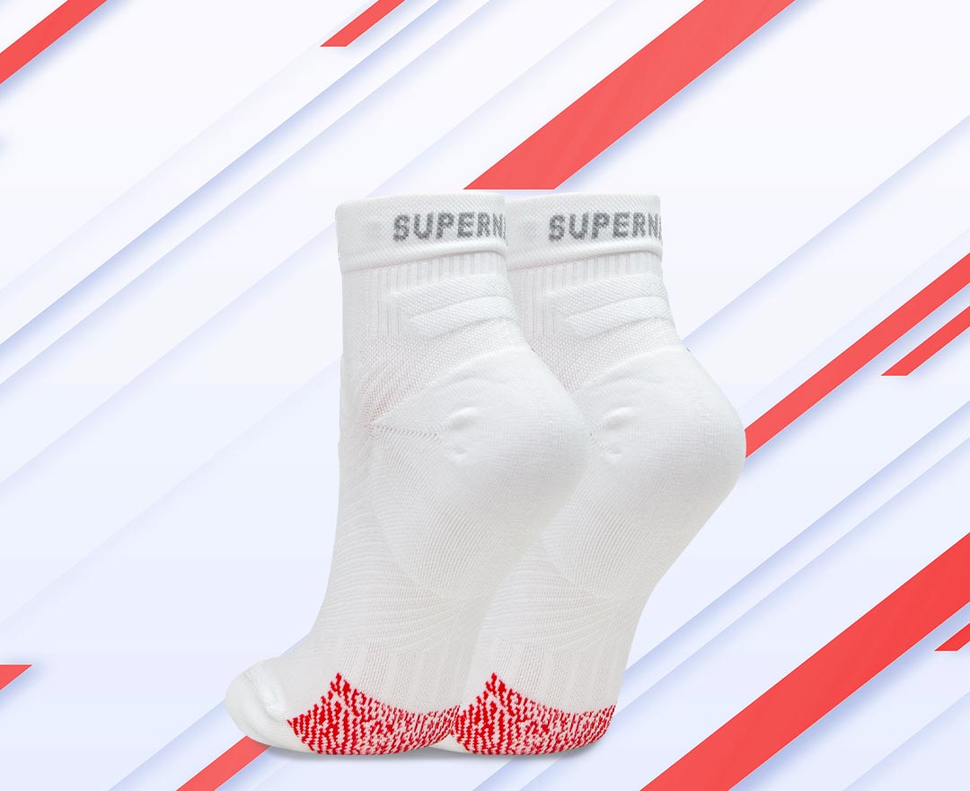 SuperNeuro Athletic Mini Crew Socken weiß